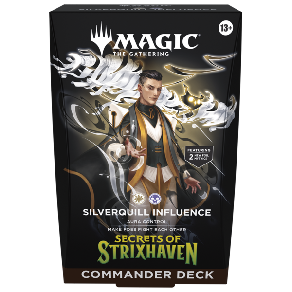 MTG 10 AVRIL - MTG - SECRETS OF STRIXHAVEN - COMMANDER DECK - Silverquill Influence
