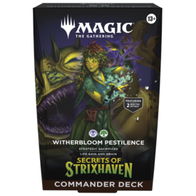 MTG 10 AVRIL - MTG - SECRETS OF STRIXHAVEN - COMMANDER DECK - Witherbloom Pestilence