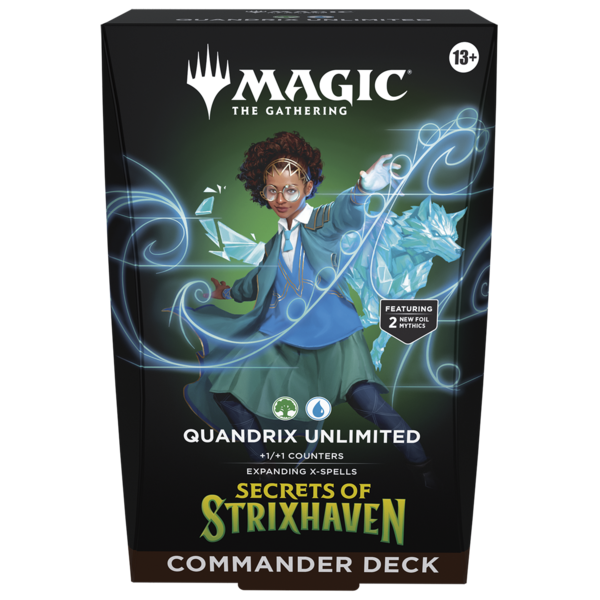 MTG 17 AVRIL - MTG - SECRETS OF STRIXHAVEN - COMMANDER DECK - Quandrix Unlimited