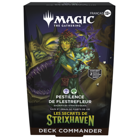 17 AVRIL - MTG - SECRETS OF STRIXHAVEN - COMMANDER DECK (FR) - Pestilence de Flestrefleur
