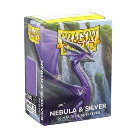 Arcane Tinmen DRAGON SHIELD - SLEEVES (100ct) - DUAL MATTE - Nebula/Silver