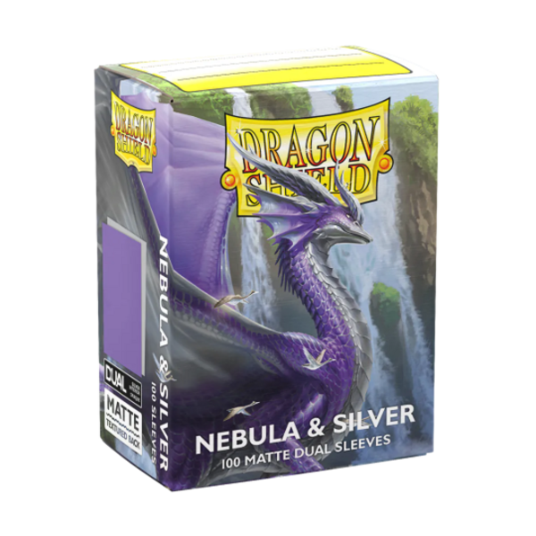 Arcane Tinmen DRAGON SHIELD - SLEEVES (100ct) - DUAL MATTE - Nebula/Silver