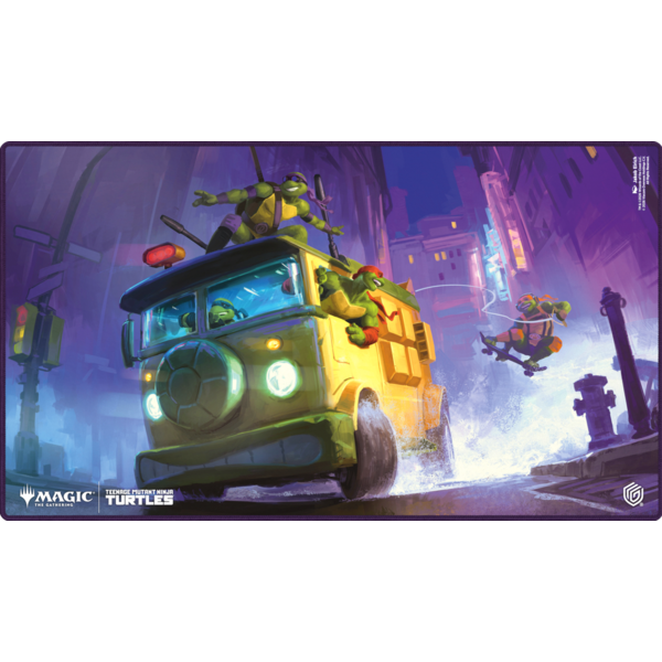 MTG 27 FEV - UG -PLAYMAT - MTG -TMNT - Turtle Van