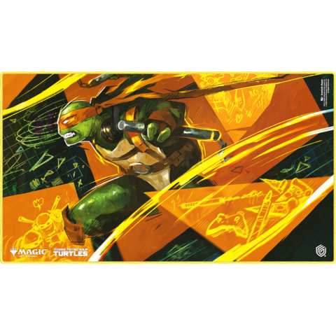 UG - PLAYMAT - MTG - TMNT - Michelangelo's Technique