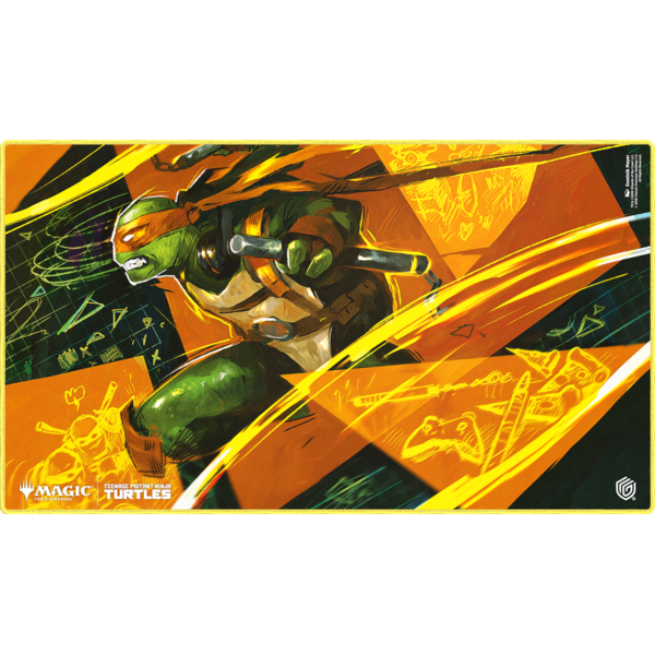 MTG UG - PLAYMAT - MTG - TMNT - Michelangelo's Technique