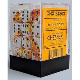 Chessex CHESSEX - 36D6 - Sunrise/Black