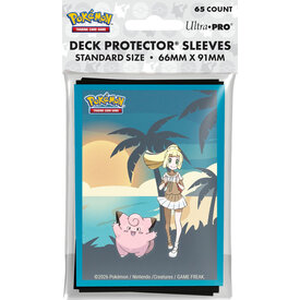Pokemon UP - SLEEVES (65ct) - D-PRO - POKEMON - Lillie and Clefairy