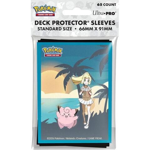 UP - SLEEVES (65ct) - D-PRO - POKEMON - Lillie and Clefairy
