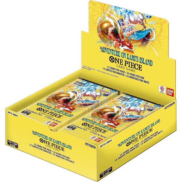 Bandai 3 AVRIL - ONE PIECE - OP15 - ADVENTURE ON KAMI'S ISLAND - Booster Box