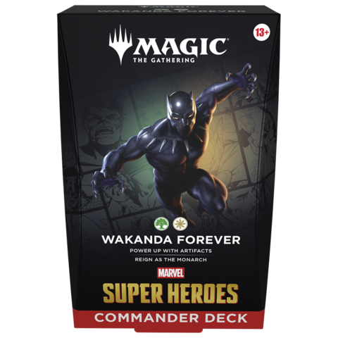 MTG - MARVEL SUPER HEROES - COMMANDER DECK - Wakanda Foever