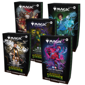 MTG 17 AVRIL - MTG - SECRETS OF STRIXHAVEN (FR) - COMMANDER DECK - Set of 5