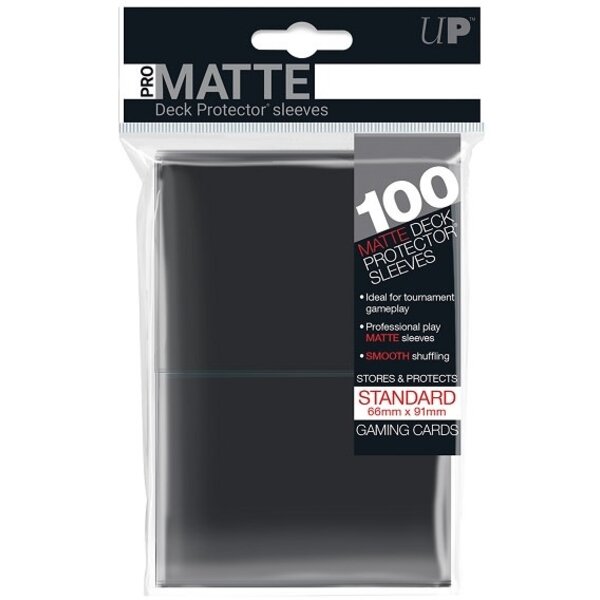 Ultra Pro UP - D-PRO - SLEEVES (100ct) - MATTE - Black