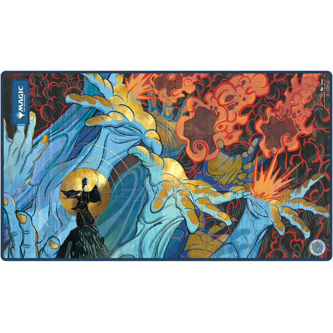 17 AVRIL - UG - PLAYMAT - MTG - SECRETS OF STRIXHAVEN - Bleu Mythic Alt 1