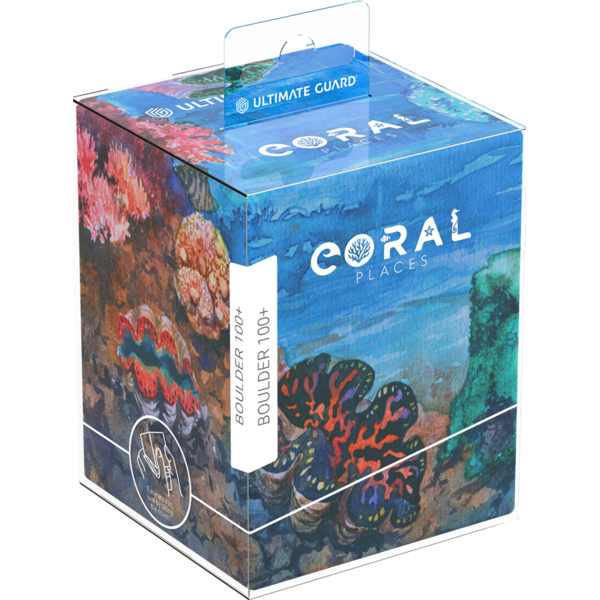 Ultimate Guard UG - DECK BOX (100+) - BOULDER - CORAL PLACES - Seablue Hush