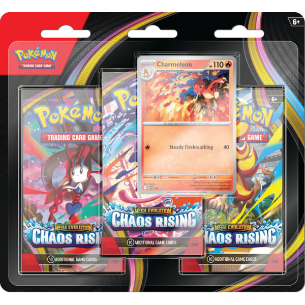 Pokemon 22 MAI - POKEMON - ME - CHAOS RISING - 3pk Blister