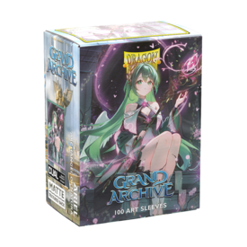 Arcane Tinmen DRAGON SHIELD - SLEEVES (100ct) - GRAND ARCHIVE - Ariel, Archangel of Natura