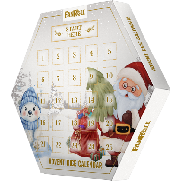 Fanroll FANROLL - HOLIDAY ADVENT 2026 - Dice Calendar