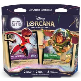 Ravensburger 15 MAI - DISNEY LORCANA - TWO PLAYER DECK - Elastigirl & Buzz Lightyear