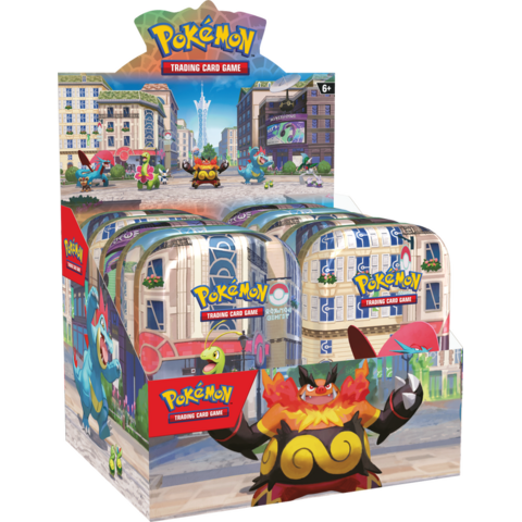 5 JUIN - POKEMON - MINI TIN - 10ct DISPLAY - Lumiose City