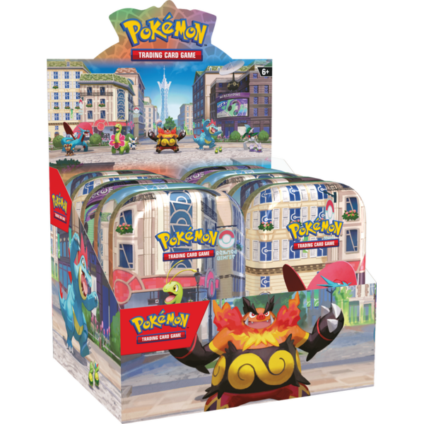 Pokemon 5 JUIN - POKEMON - MINI TIN - 10ct DISPLAY - Lumiose City