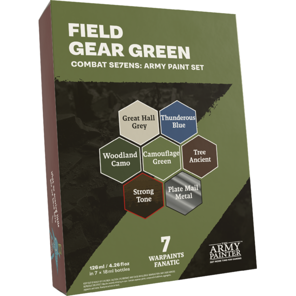 Army Painter JUIN - ARMY PAINTER - COMBAT SE7ENS - PAINT SET - Field Gear
