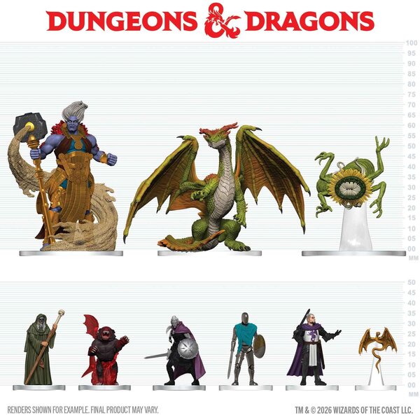 Wizkids DND - ICONS - 10ct BOOSTER BRICK - Adventures in Faerun