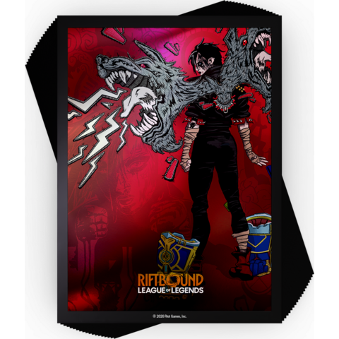 RIFTBOUND - SLEEVES (100ct) - LEAGUE OF LEGENDS - UNLEASHED - Vi