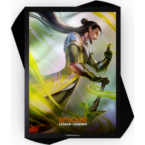 RIFTBOUND - SLEEVES (100ct) - LEAGUE OF LEGENDS - UNLEASHED - Master Yi