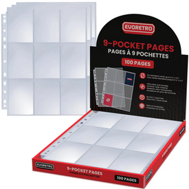 EvoRetro EVORETRO - BINDER PAGES (9pkt) - 100ct - Clear