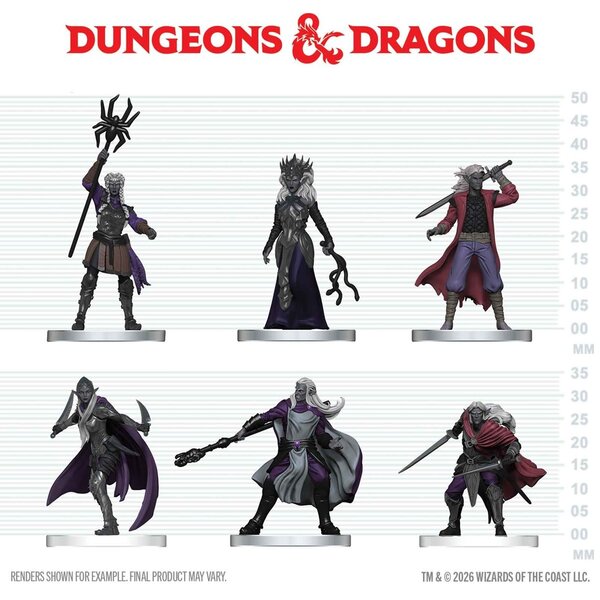 Wizkids AOÛT - DND - ICONS - Drow Warband