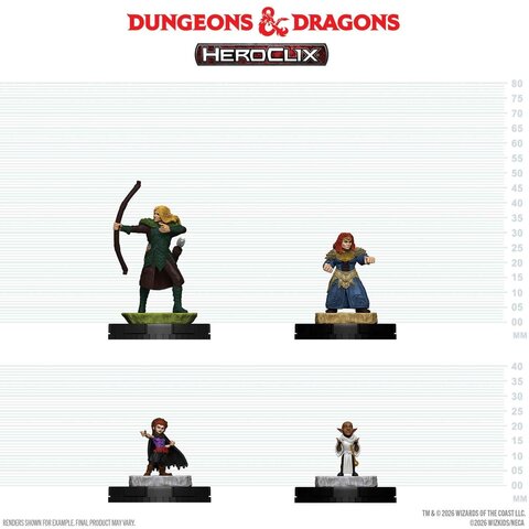 OCT - DND - HEROCLIX - Adventuring Party 1
