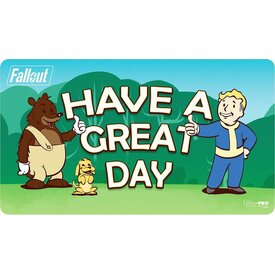 Ultra Pro JUIL - UP - PLAYMAT - FALLOUT VAULT BOY - Have a great day