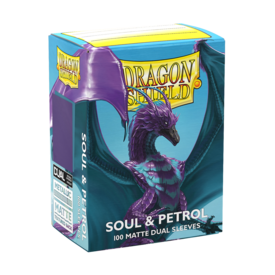 Arcane Tinmen DRAGON SHIELD - SLEEVES (100ct) - DUAL MATTE - Soul and Petrol