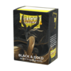 DRAGON SHIELD - SLEEVES (100ct) - DUAL MATTE - Black and Gold