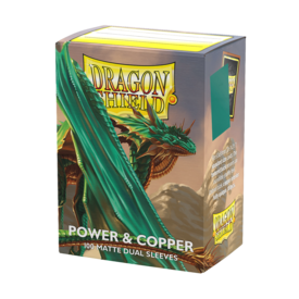 Arcane Tinmen DRAGON SHIELD - SLEEVES (100ct) - DUAL MATTE - Power and Copper