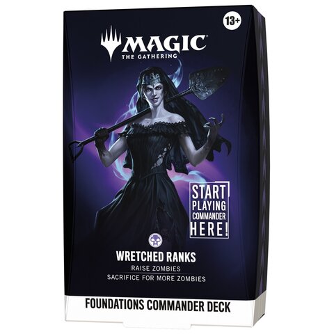 MTG - FOUNDATIONS - COMMANDER DECK - Wretched Ranks