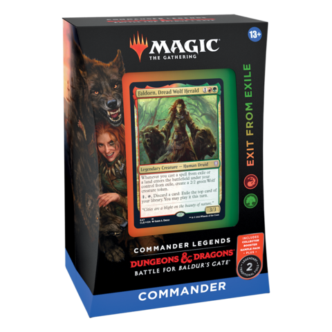 MTG - COMMANDER LEGENDS - BALDURS GATE - COMMANDER DECK - Exit from Exile