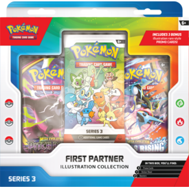 Pokemon AOÛT - POKEMON - SERIES 3 - ILLUSTRATION COLLECTION - First Partner