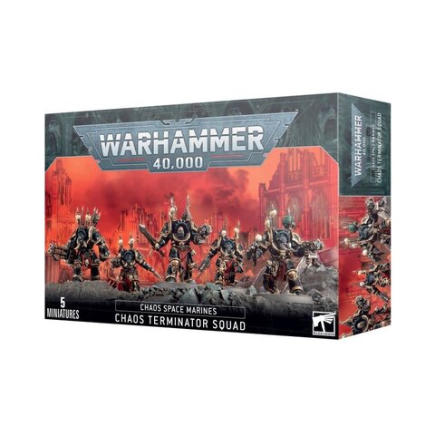 40K - CHAOS SPACE MARINES - Terminator Squad
