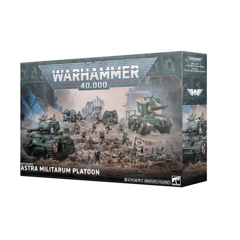 40K - BATTLEFORCE - Astra Militarum Platoon