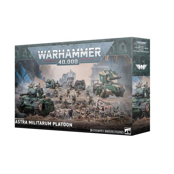 Astra Millitarum 40K - BATTLEFORCE - Astra Militarum Platoon