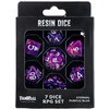 FANROLL - 7DIE SET - RESIN - Eternal Purple/Blue