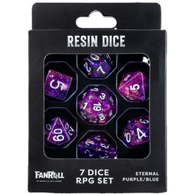 Fanroll FANROLL - 7DIE SET - RESIN - Eternal Purple/Blue
