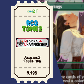  MTG - RCQ F2F - TOME2 Qualifier - 1 août - 10h