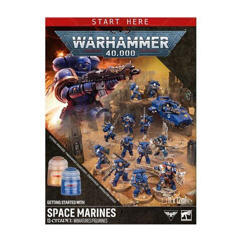 40K - GETTING STARTED - with Space Marines