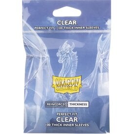 Arcane Tinmen DRAGON SHIELD - SLEEVES (100ct) - PERFECT FIT - THICK - Clear