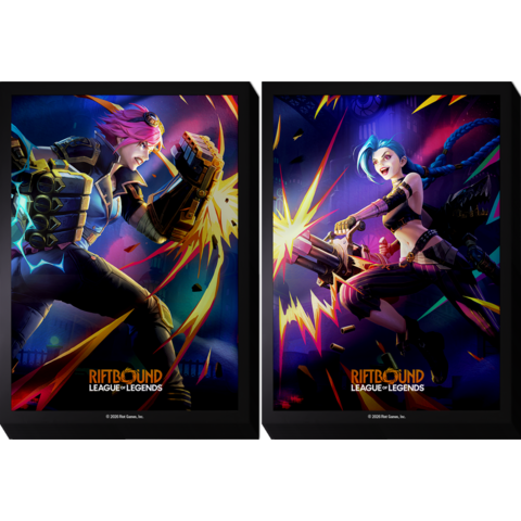RIFTBOUND - LEAGUE OF LEGENDS - VENDETTA - SLEEVES (100ct) - Vi & Jinx