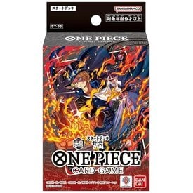 Bandai ONE PIECE - ST35 - STARTER DECK - RED/BLACK - Sabo