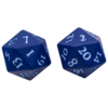 UP - D20 - HEAVY METAL - VIVID - Blue