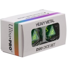 Ultra Pro UP - D20 - HEAVY METAL - VIVID - Green